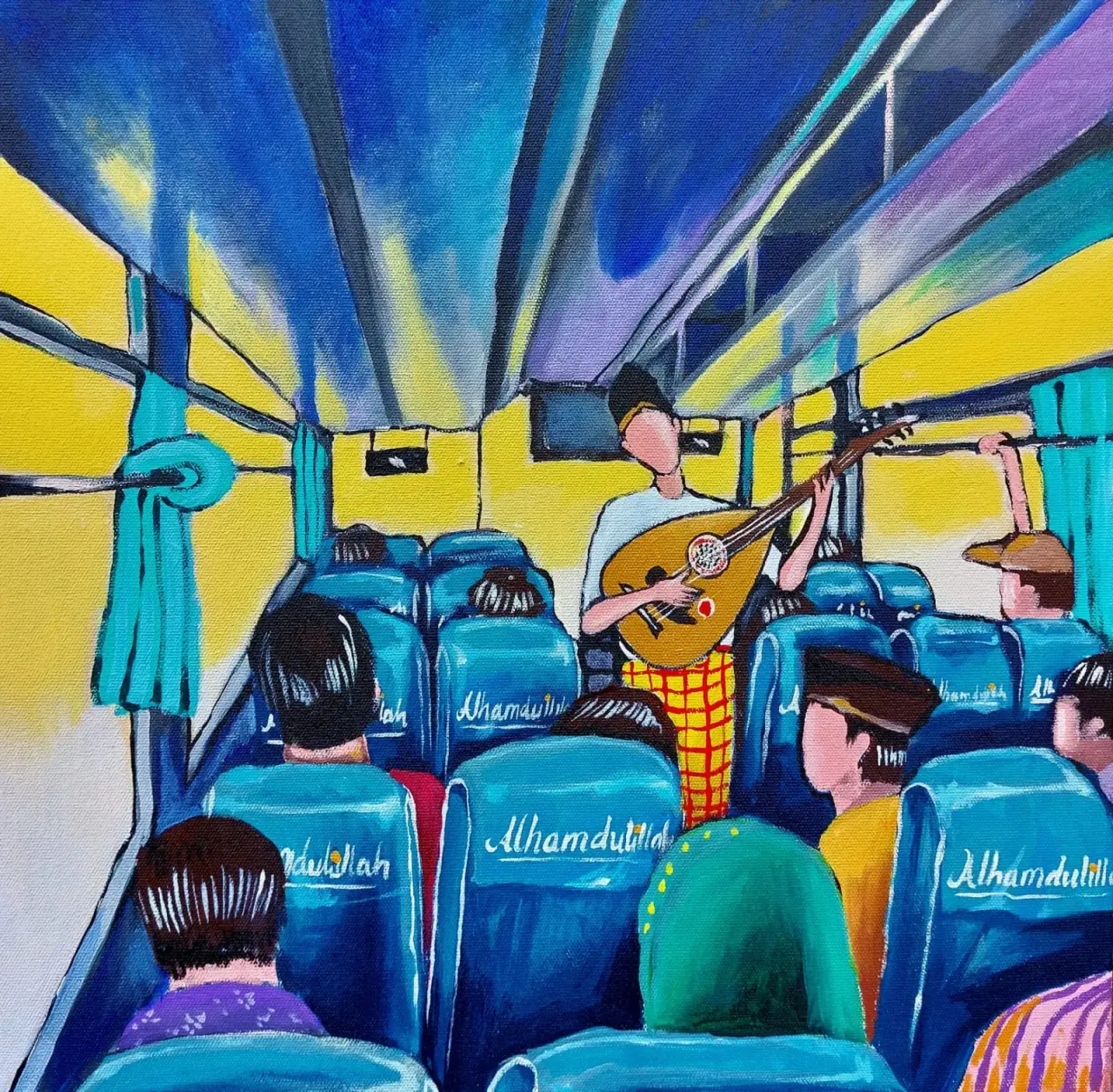 Bermusik Di Dalam Bus