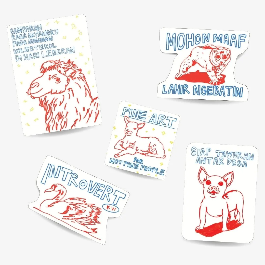 Meramu x Binatang Approach - Sticker Pack Only