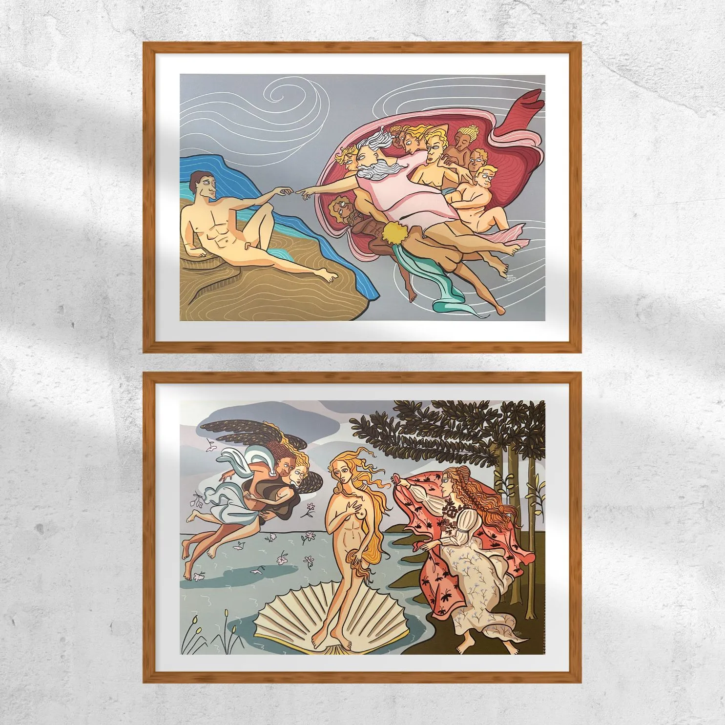 Alternative view of The Birth of Venus
