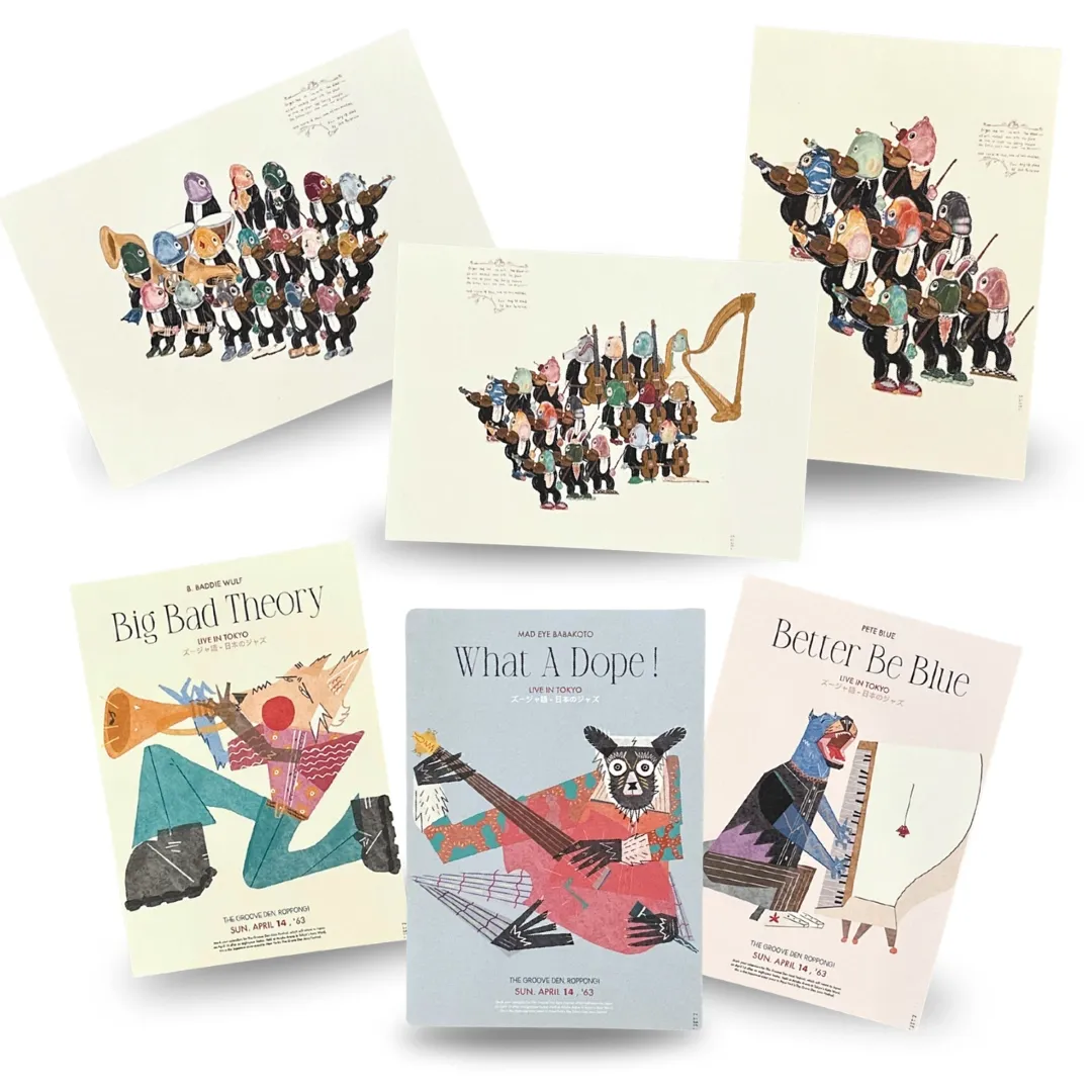 Roboto's Music Edition – Greeting Cards