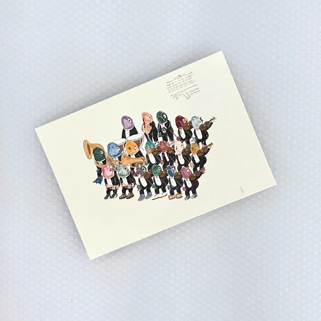 Alternative view of Roboto's Music Edition – Greeting Cards