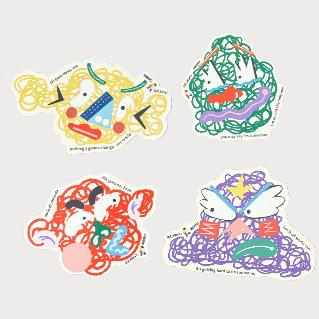 Scribblets Sticker Pack (XL Size)
