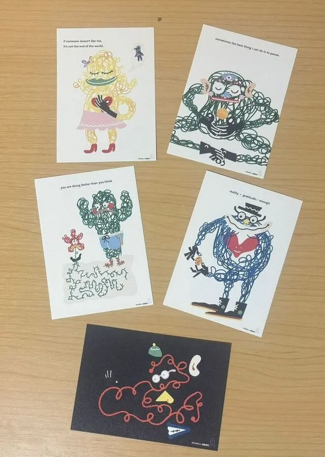 Alternative view of Scribblets Mini Prints #1-3