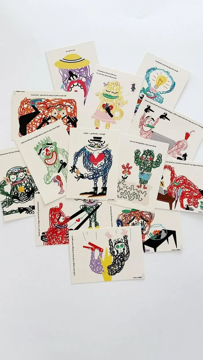 Scribblets Mini Prints #1-3