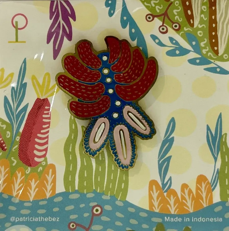 Magnetic Enamel Pin by Patricia Thebez
