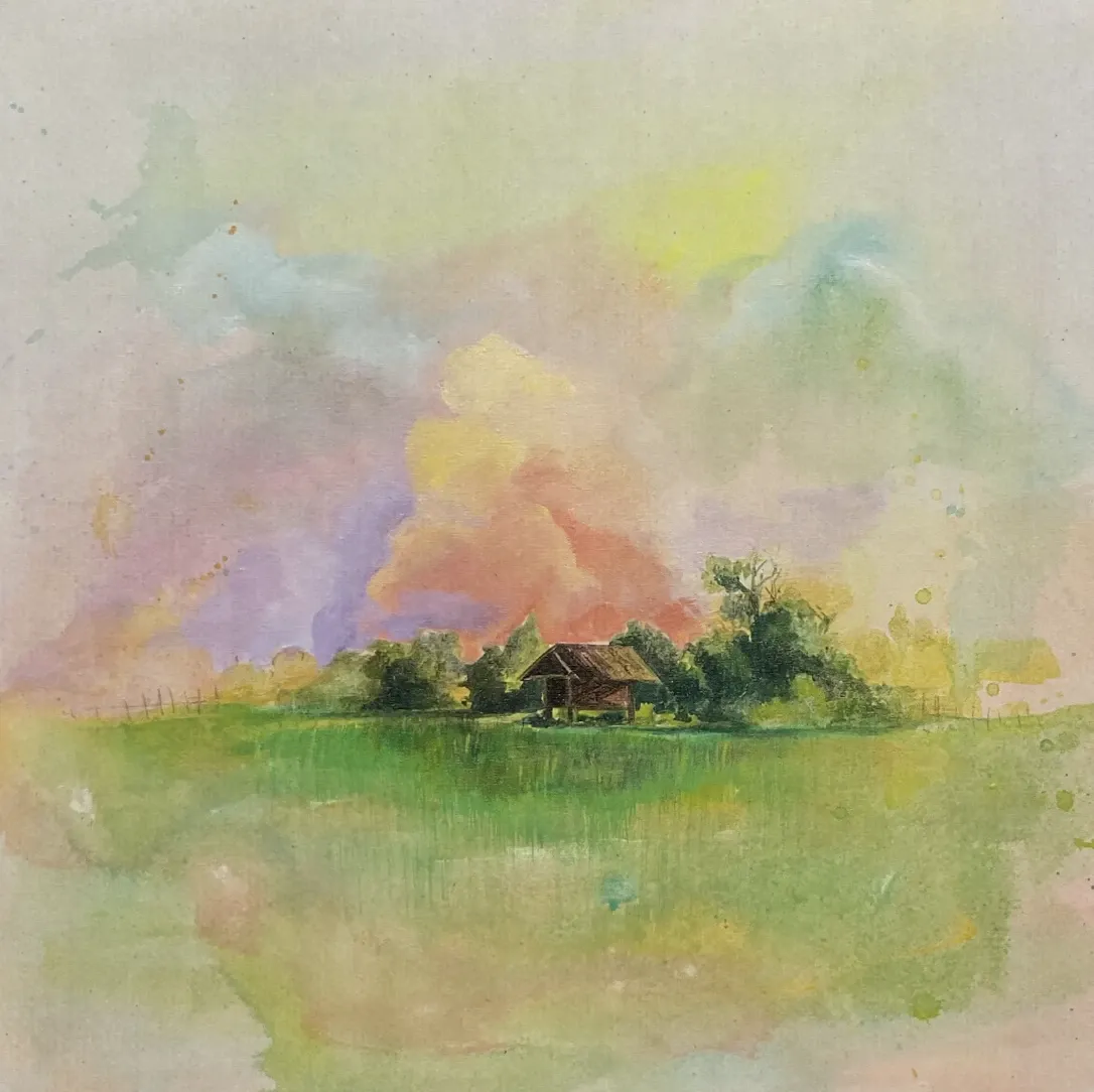 Alternative view of Teal Horizon & Field of Memories by Bilqissawa
