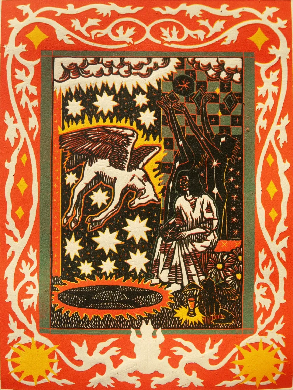 The Winged Foal Falling at The Void